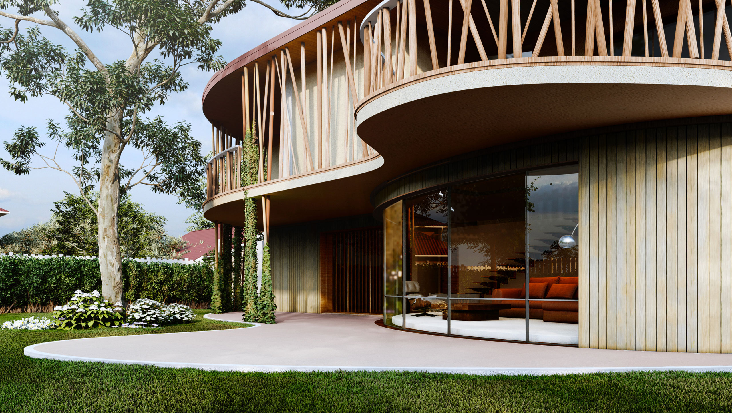 Villa biofilica a Segrate immersa nel verde